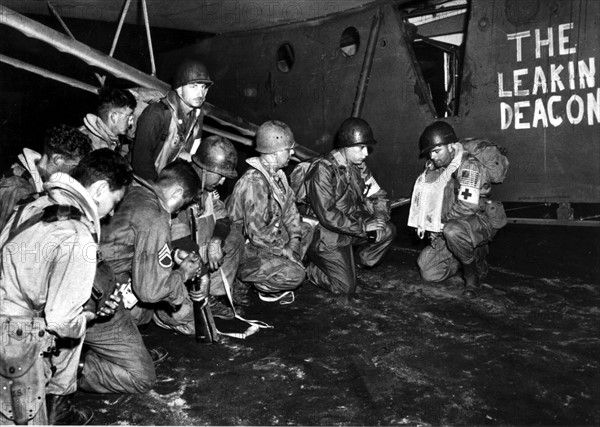 Prayer before invasion of Southern France, August 15, 1944