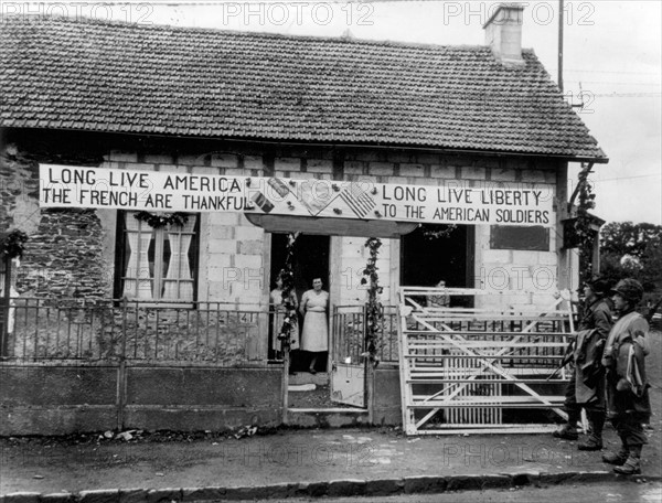 La Normandie accueille les troupes américaines.
(4 juillet 1944)