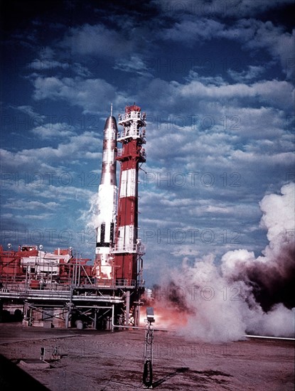 Pioneer V launch at Cape Canaveral (Fla), March 11,1960