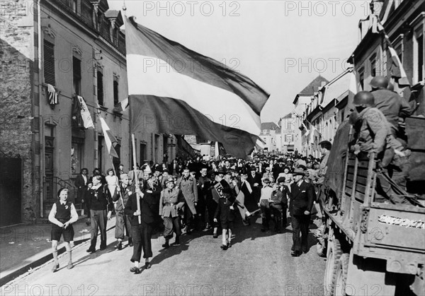 Libération de Troisvierges, au Luxembourg. 
(17 septembre 1944)