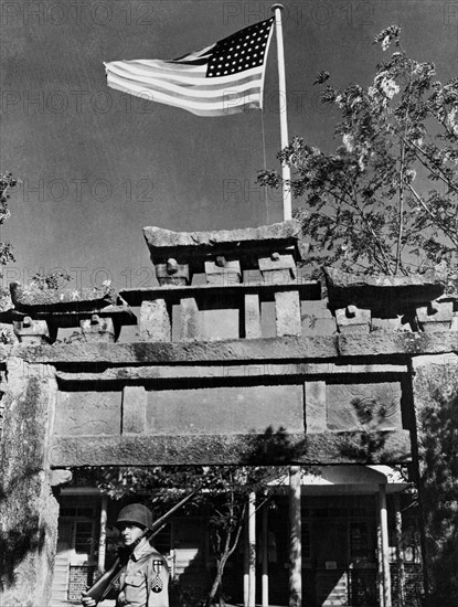 Quartier général de la "Y-Force" en Chine.
 (1944)