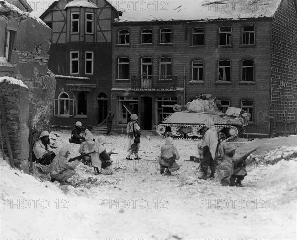 U.S. troops in St-Vith (Belgium), January 23, 1945