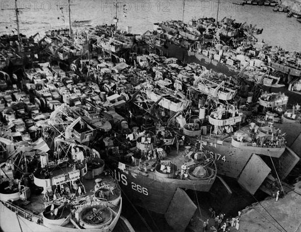 Loaded for invasion of Southern France, August 1944