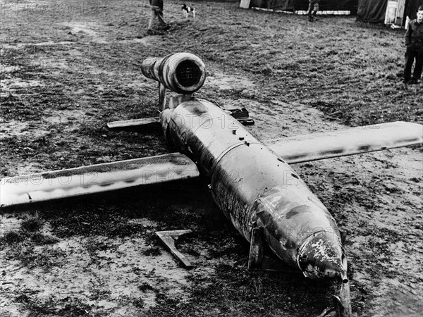 German Flying Bomb (V-1) in France (Fall 1944)