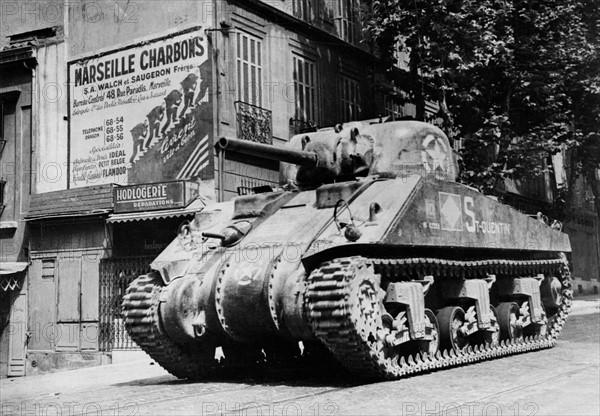 French troops liberated Marseille (France) August 29, 1944.