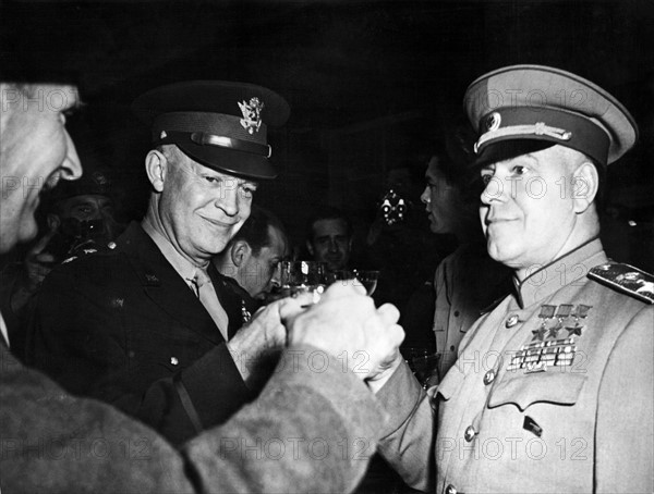 Generals of the United Nations toast Victory in Frankfurt (Germany) June 10, 1945