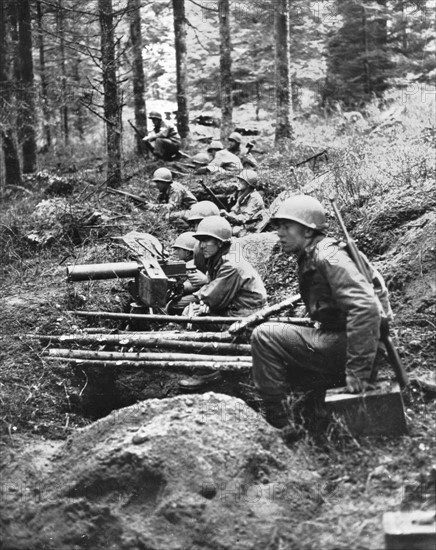 U.S. soldiers of Japanese descent fight in France, Autumn 1944