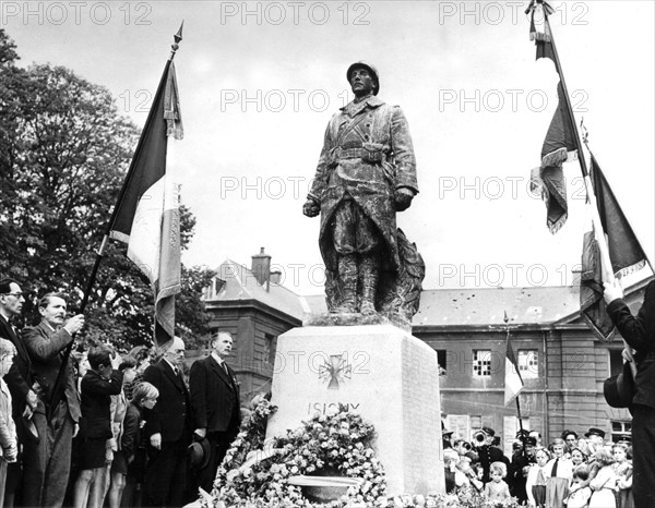 Fête du 14 juillet à Isigny, 1944