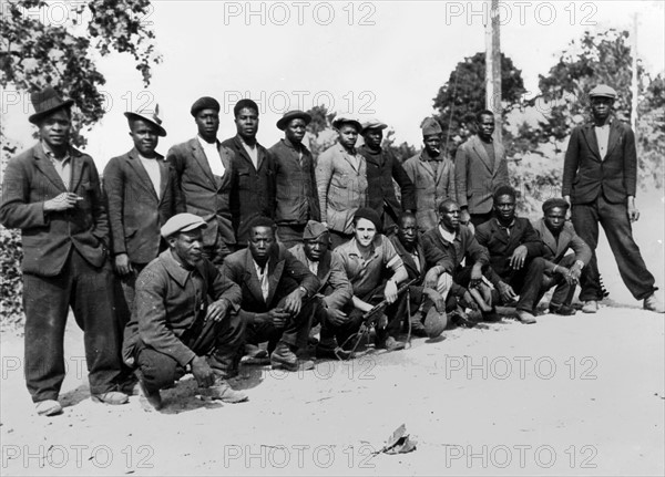 French underground aids former Senegalese troops in france, Summer 1944