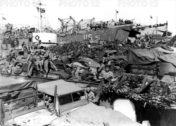 Equipement et soldats américains en Angleterre, avant le 6 juin 1944