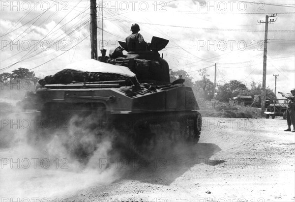 American traffic in Normandy, July 1944