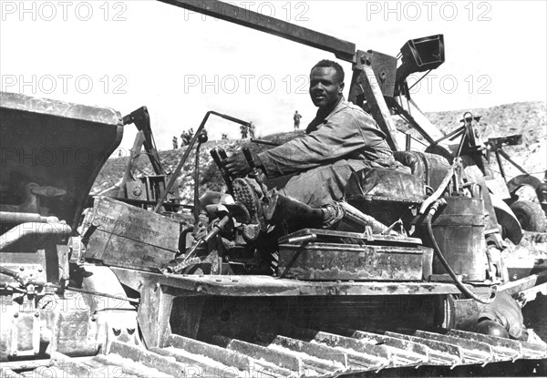 Troupes noires américaines en France 
(Eté 1944)