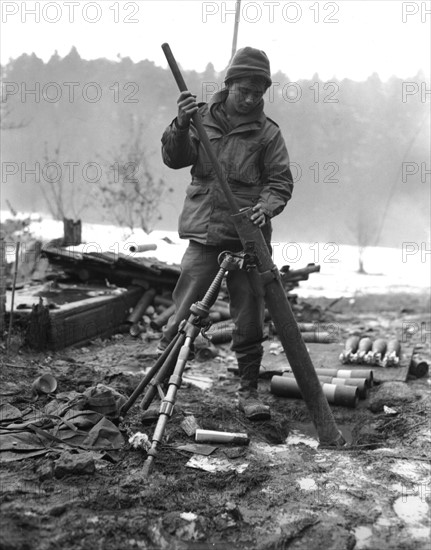 Soldat américano-nippon dans la région de Saint-Dié
(17 novembre 1944)