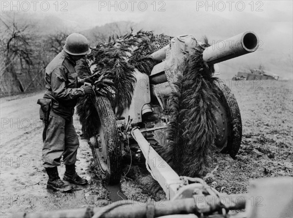 Canon allemand abandonné en France
(Automne 1944)