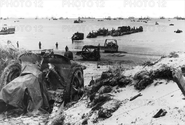 Reinforcements for the French front in Normandy, June 1944