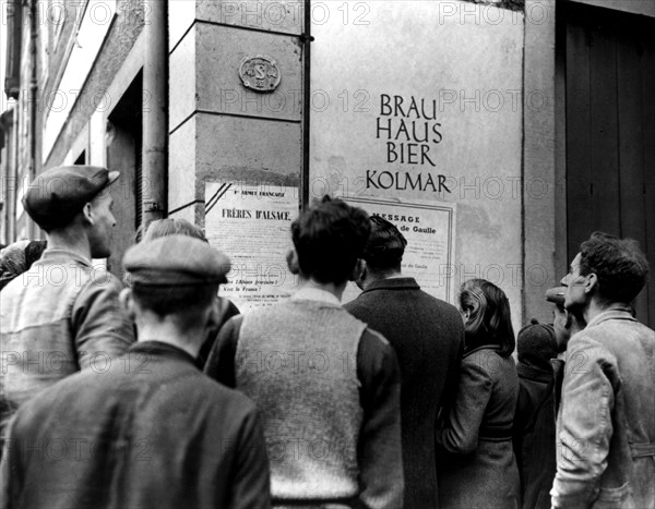 Allied forces liberate the Alsatian town of Colmar, February 3, 1945