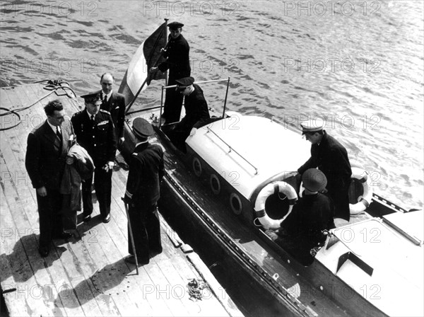 Chefs militaires français en Normandie. (Août 1944)