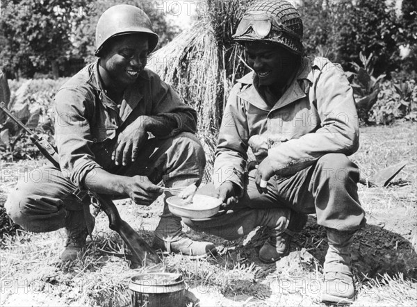 Troupes noires américaines en France (Eté 1944)