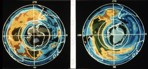 Diminution de la couche d'ozone