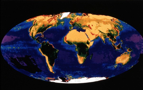 Earth's vegetative biomass