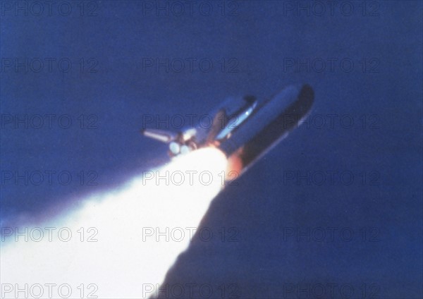 Explosion of space shuttle Challenger (January 28, 1986)