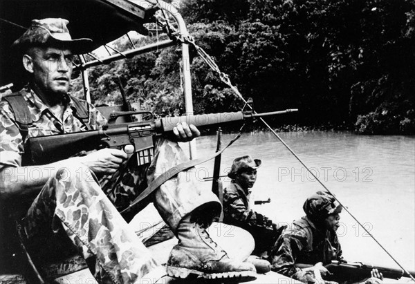 Soldats pendant la guerre du Vietnam