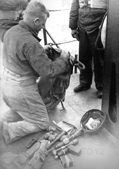 Un GI juste avant le débarquement (juin 1944)