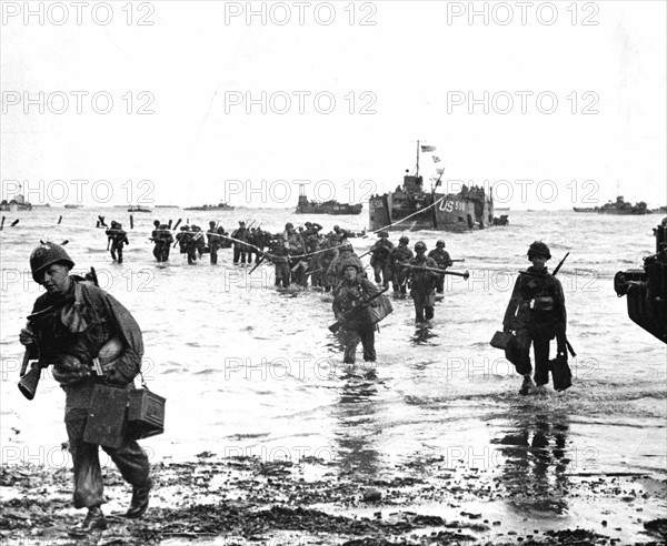 Le Débarquement sur les plages de Normandie (juin 1944)