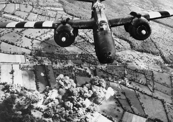 Aerial attack on the Cotentin region by the A-20 Havoc of the 9th US Air Force (June 1944)