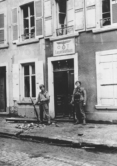 L'ancien quartier général allemand à Cherbourg (juin 1944)