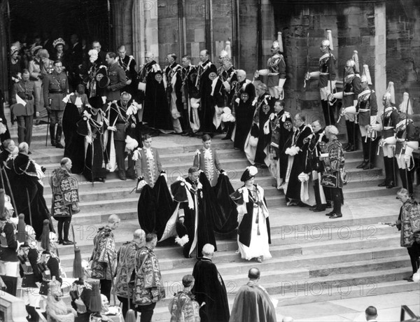 King George VI and Queen Elizabeth