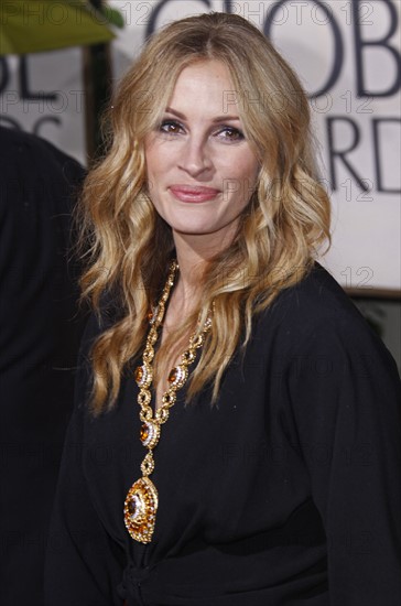 US actress Julia Roberts arrives at the 67th Annual Golden Globes Awards presented by the Hollywood Foreign Press Association at Hotel Beverly Hilton in Beverly Hills, Los Angeles, USA, on january 17th, 2010. Photo: Hubert Boesl