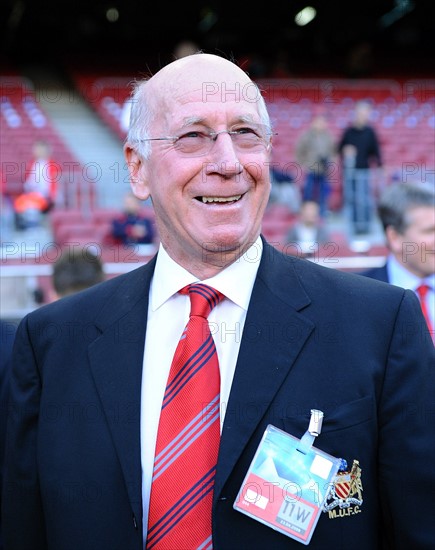 Fussball  Champions League   Halbfinal-Hinspiel   Saison 2007/2008   23.04.2008
FC Barcelona -  Manchester United                         
Sir  Bobby  Charlton
FOTO: Pressefoto ULMER/Markus Ulmer