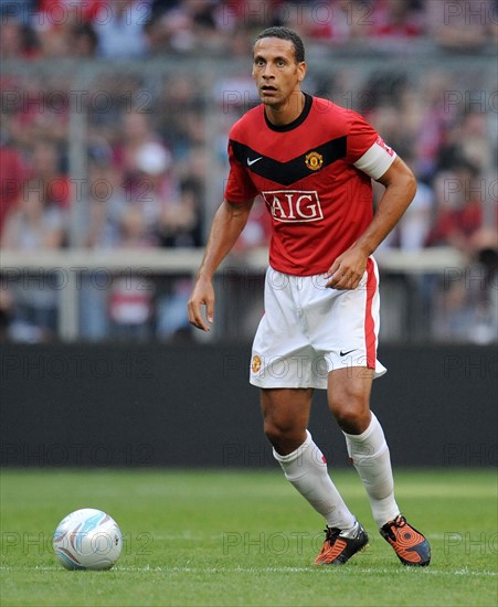 Fussball  International   Audi Cup 2009   29.07.2009
CA Boca Juniors  - Manchester United
Rio Ferdinand (Manu)
FOTO: Pressefoto ULMER/Claus Cremer