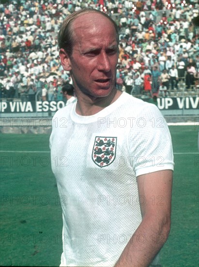 England's international football player Bobby Charlton in action during the 1970 FIFA World Cup in Mexico. Photo: +++(c) Picture-Alliance / ASA+++