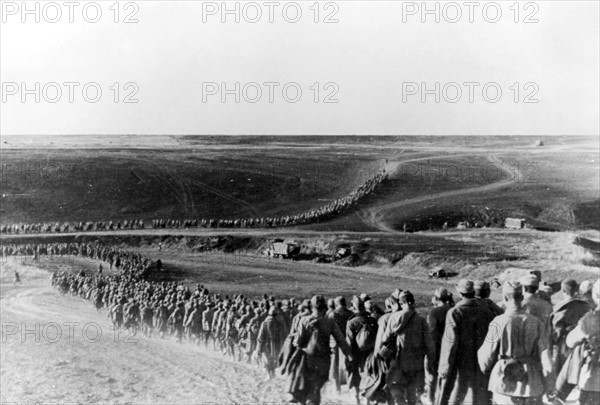 Third Reich - Prisoner convoy from Stalingrad 1942