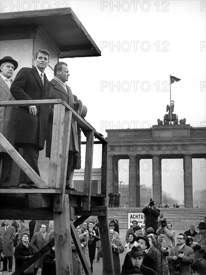 Robert F. Kennedy visits West Berlin in 1962