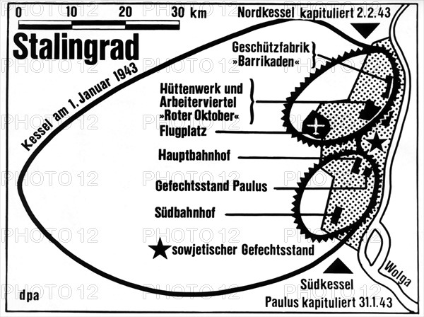 Zweiter Weltkrieg - Schlacht um Stalingrad