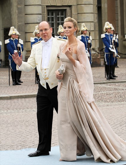 Albert II de Monaco et Charlène Wittstock