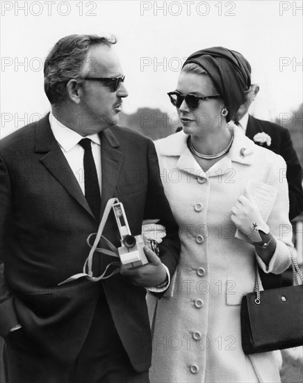 Le prince Rainier de Monaco et la princesse Grace