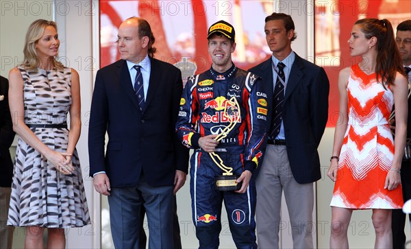 Formel 1 - GP Monaco - Vettel and Prince Albert