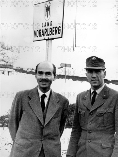 Otto von Habsburg auf kurzem Besuch in Österreich