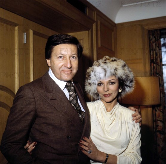 Joan Collins et Ronald Kass