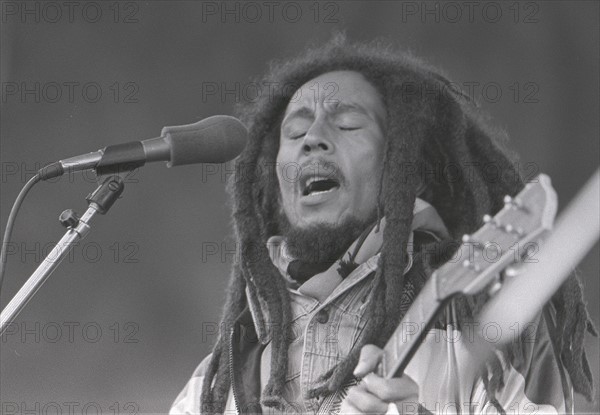 Bob Marley bei seinem Konzert in München