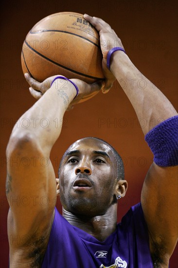 Basketball; NBA Saison 2004/2005 
Miami Heats  102 vs. 89  Los Angeles Lakers
Kobe Bryant (LA) 
FOTO: Pressefoto ULMER / Markus Ulmer