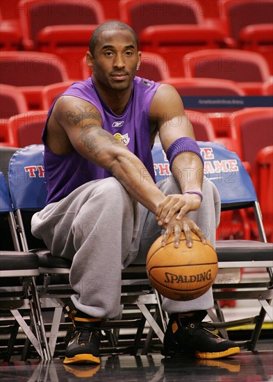 Basketball; NBA Saison 2004/2005
Miami Heats 102 vs. 89 Los Angeles Lakers
Kobe Bryant (LA)
FOTO: Pressefoto ULMER / Markus Ulmer