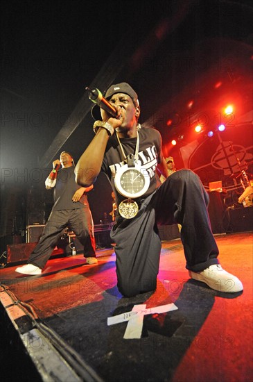 Public Enemy: Konzert der Rap-Formation um die Rapper Flavor Flav und Chuck D in der Grossen Freiheit 36 in Hamburg am 05.12.2008.