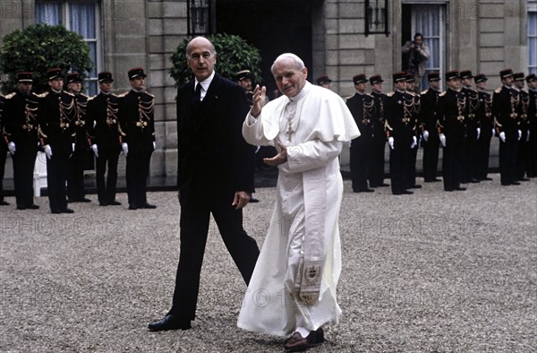Papst Johannes Paul II. besucht Paris 1980