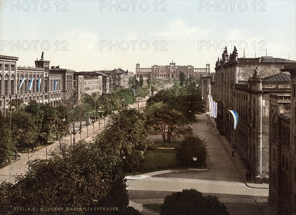 Historical Munich - Maximilianstrasse