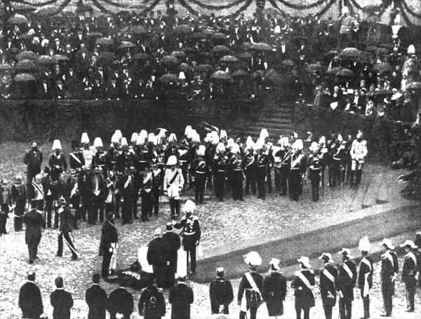 Laying of the foundation stone - Wilhelm I.
